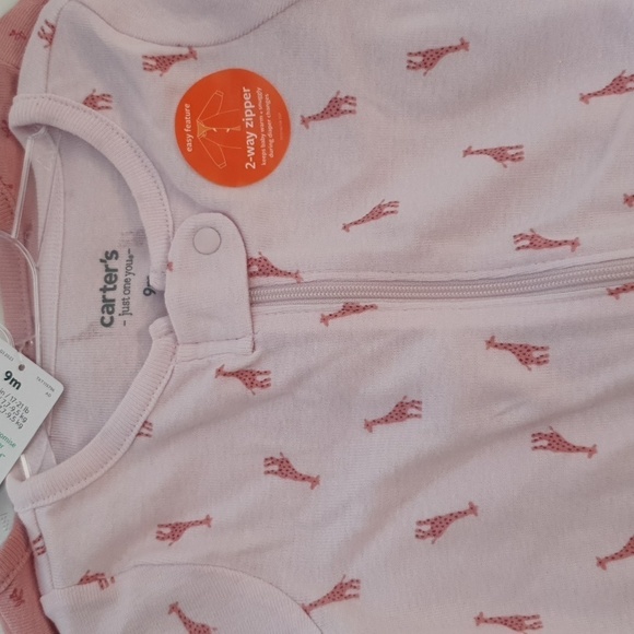 Carter's Baby Girl Sleep and Play 2-pc Pajama Set - Picture 4 of 6